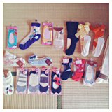 Photo: I bought all these socks in Tokyo.